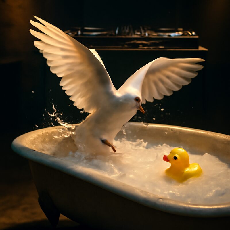 18 dove, 19 tub