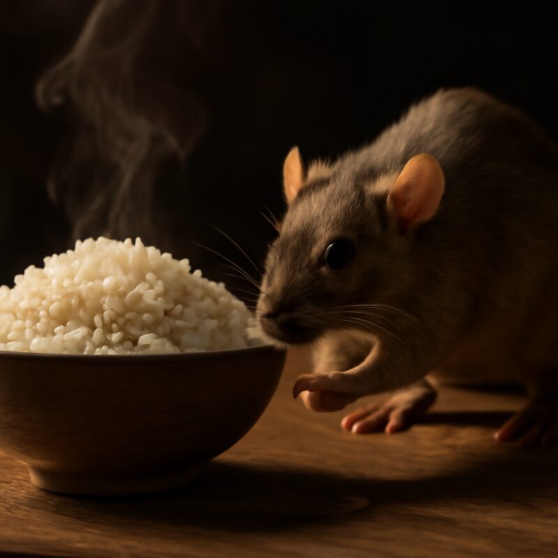 40 rice, 41 rat