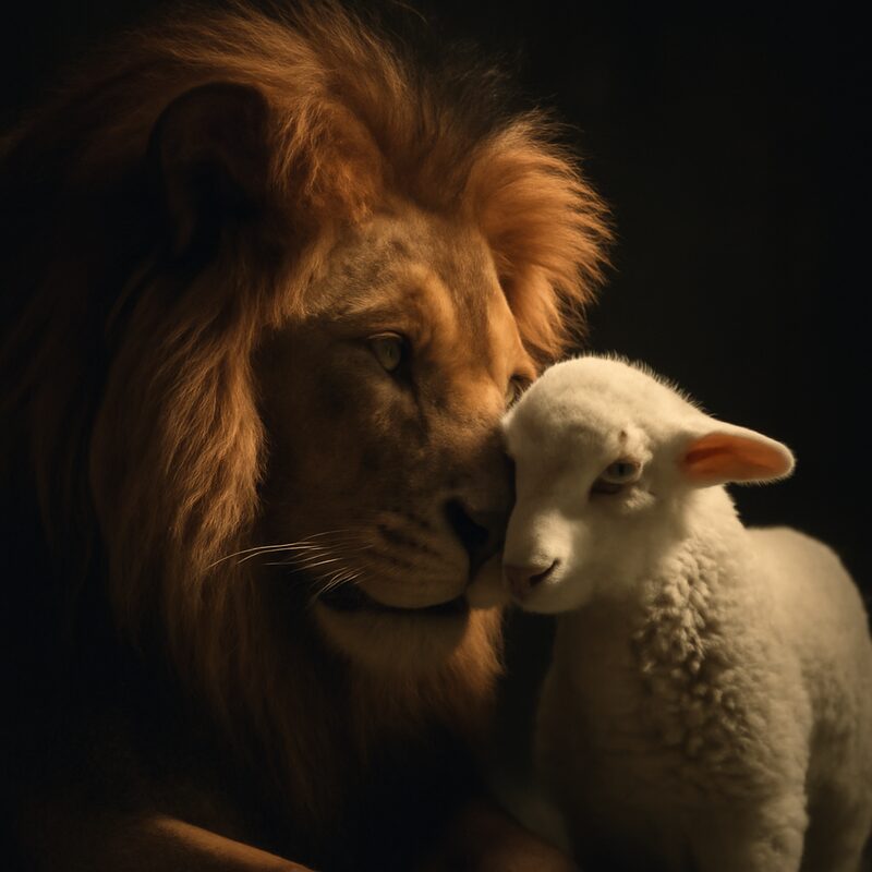 52 lion, 53 lamb