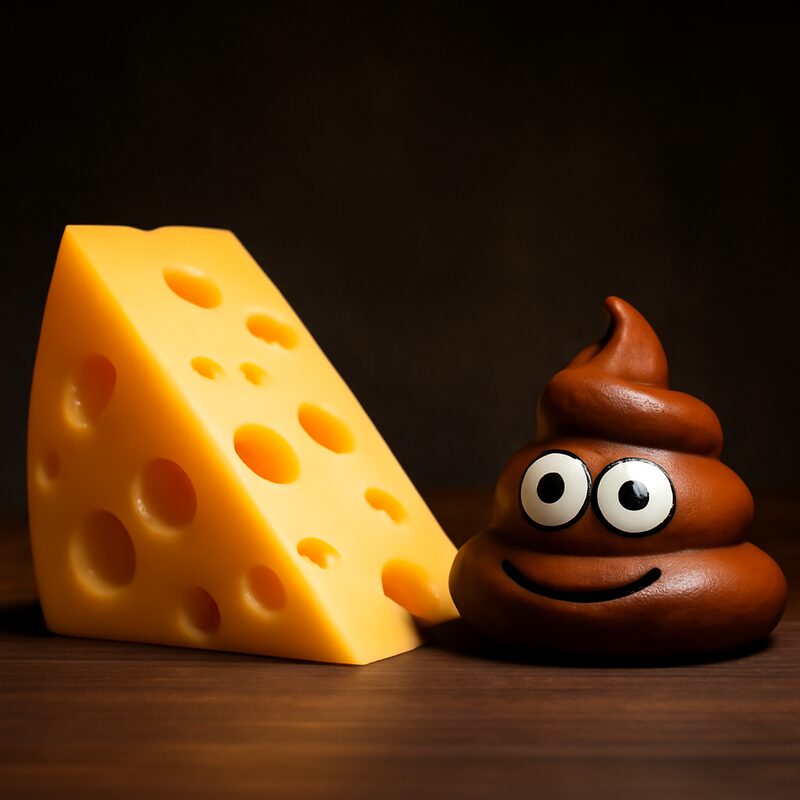 60 cheese, 61 shit