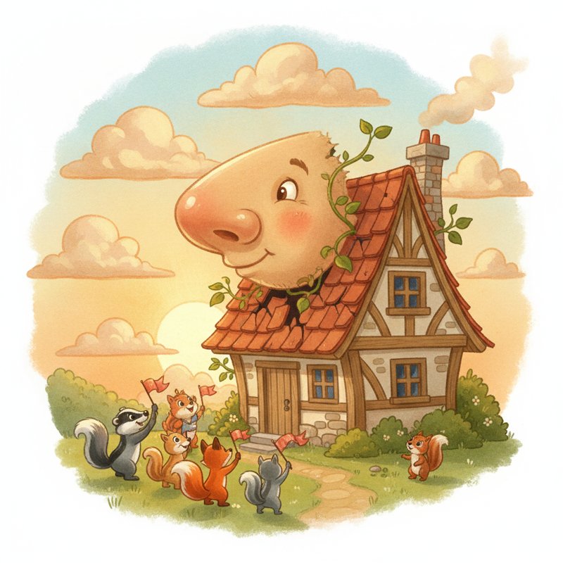 A nose poking through a roof — the pegs nose (20) and roof (48) for 2048.